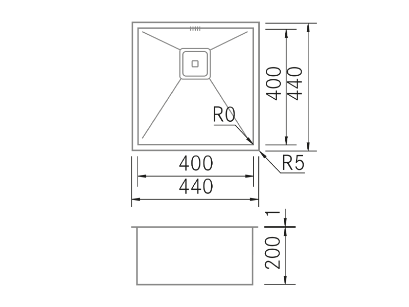 Lava-loiças - BTK-4040 Filo - Plano técnico