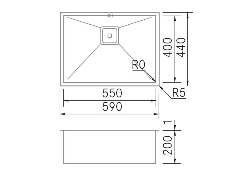 Lava-loiças - BTK-5540 Filo - Plano técnico