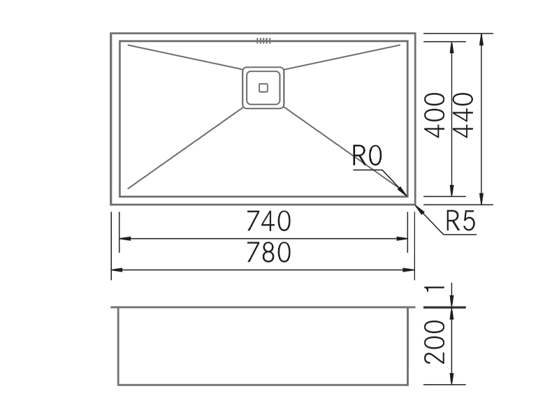 Lava-loiças - BTK-7440 Filo - Plano técnico