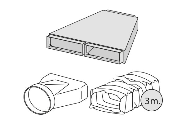 Kit instalación techo plano