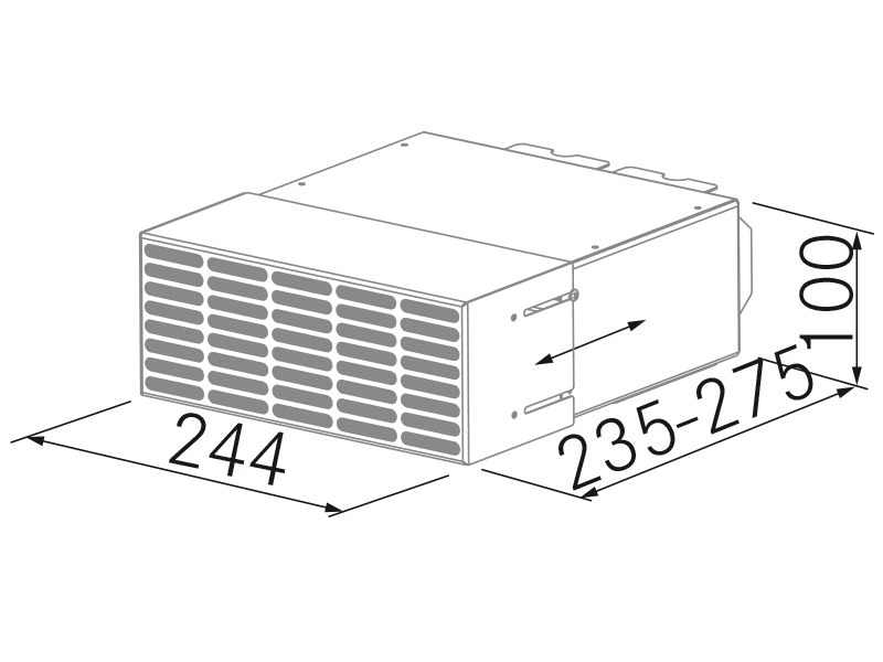 Exaustores - Cajones - R - Helsa - Plano técnico