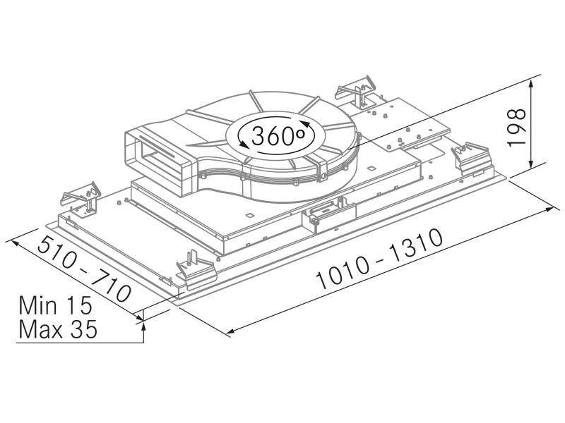 Exaustores - Sense 360 - Plano técnico