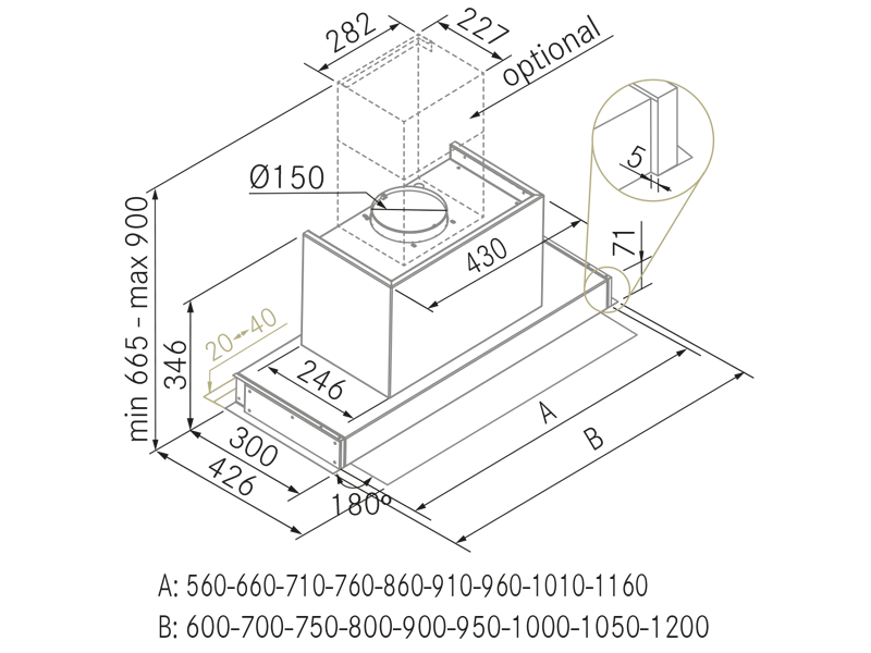 Exaustores - Note - Plano técnico