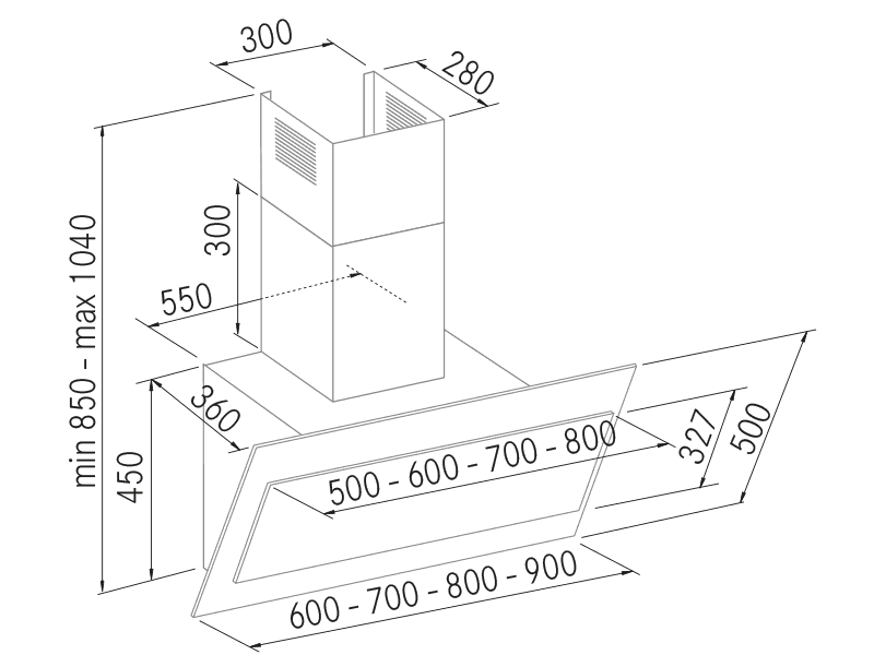 Exaustores - Limit - Plano técnico