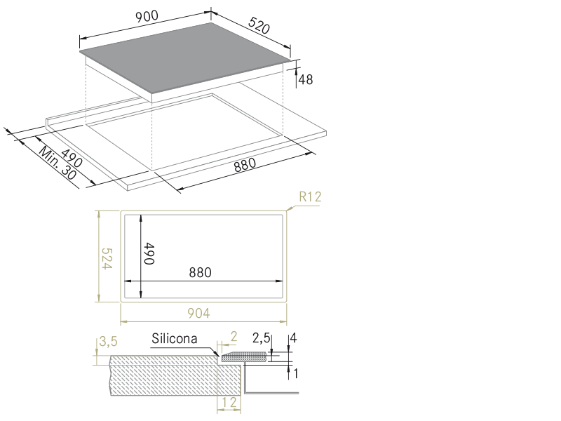 Plano Vitro i5 Induction Bidge