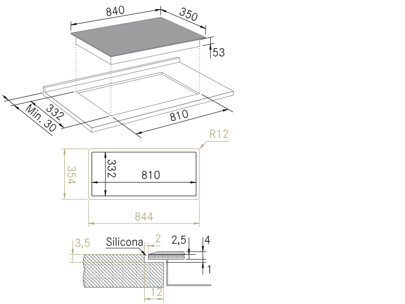 Plano Vitro i3 Induction Bridge