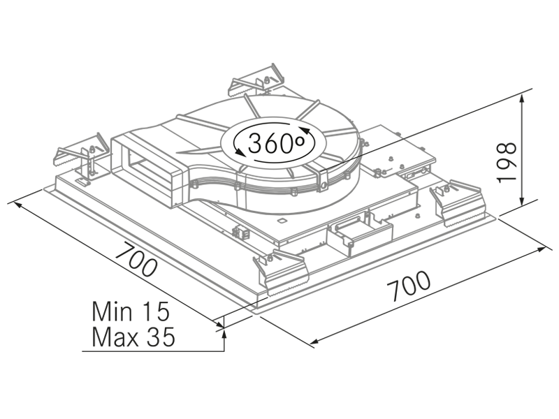 Exaustores - Lia 360 - Plano técnico