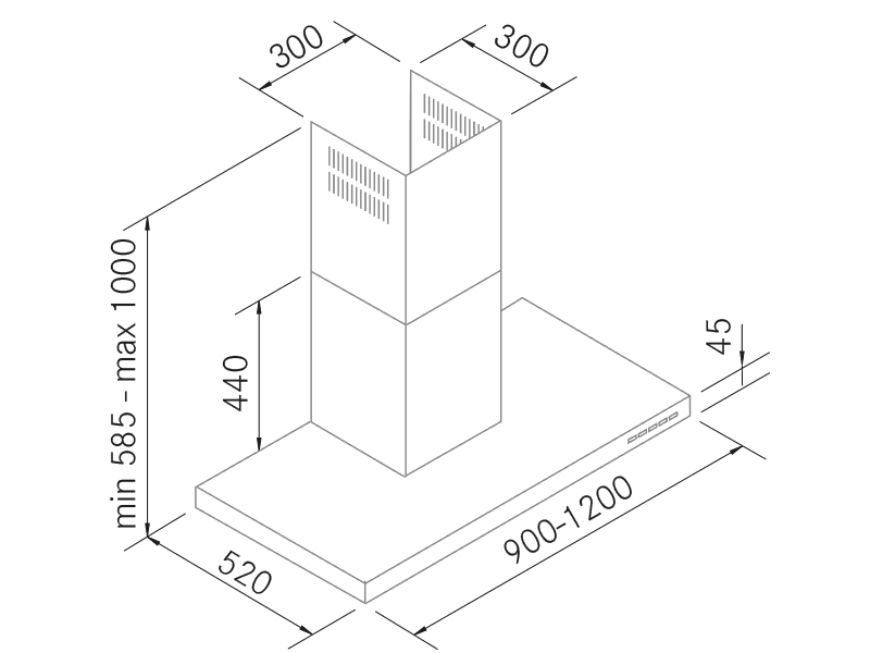 Exaustores - Fine Texture - Plano técnico