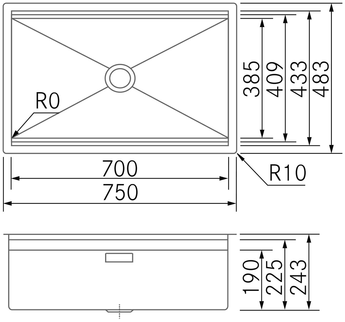 Lava-loiças - Layer 70 - Plano técnico