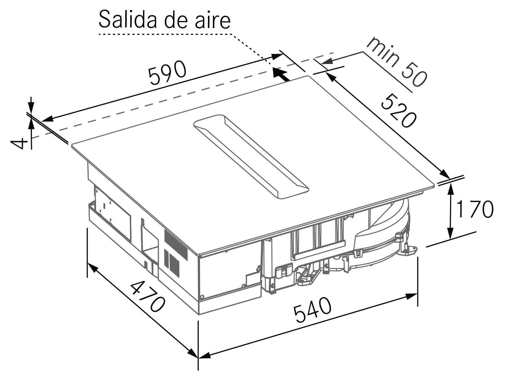 Exaustores - Flow nexo - Plano técnico Exaustores - Flow nexo - Plano técnico